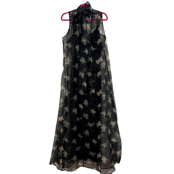 NEW NWT STAUD Albee Maxi Dress in Botanical Shadows Floral - Picture 6 of 10